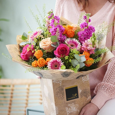 Centenary Celebration Bright Bouquet Flower Arrangement